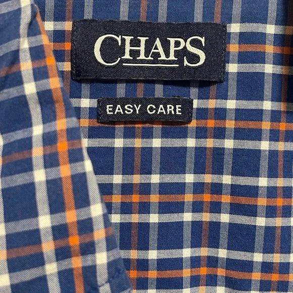 Chaps Vintage Plaid Men's Button Down Shirt Size XLT - Picture 4 of 5